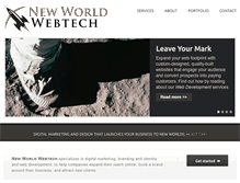 Tablet Screenshot of newworldwebtech.com